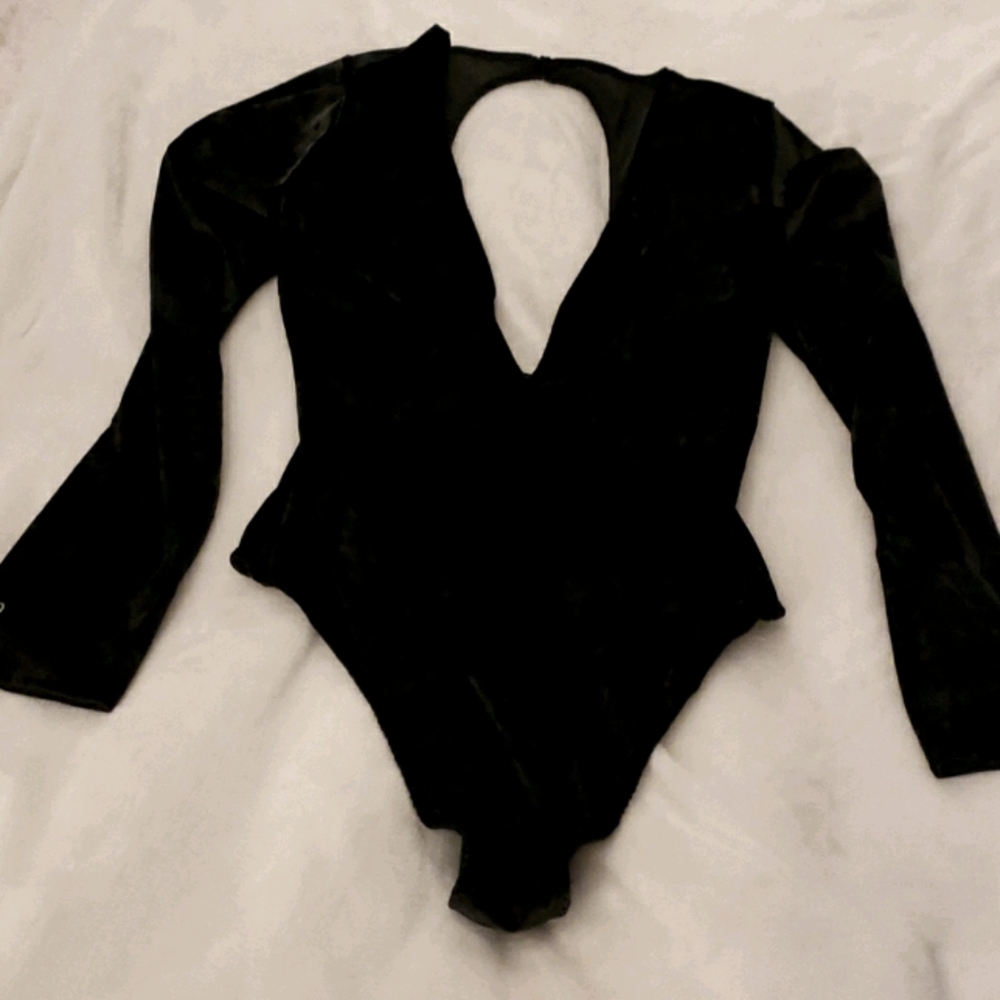 Victoria Secret Velour Bodysuit